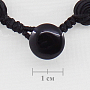 Ожерелье флюорит "Амазонка", галька, короткое 47см