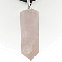 Кулон кристалл розовый кварц натуральный *