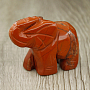 Фигурка слон 4,6см яшма красная