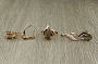 Комплект "Султан-10", султанит, покрытие под золото, размеры кольца: 17, 18, 19, 20